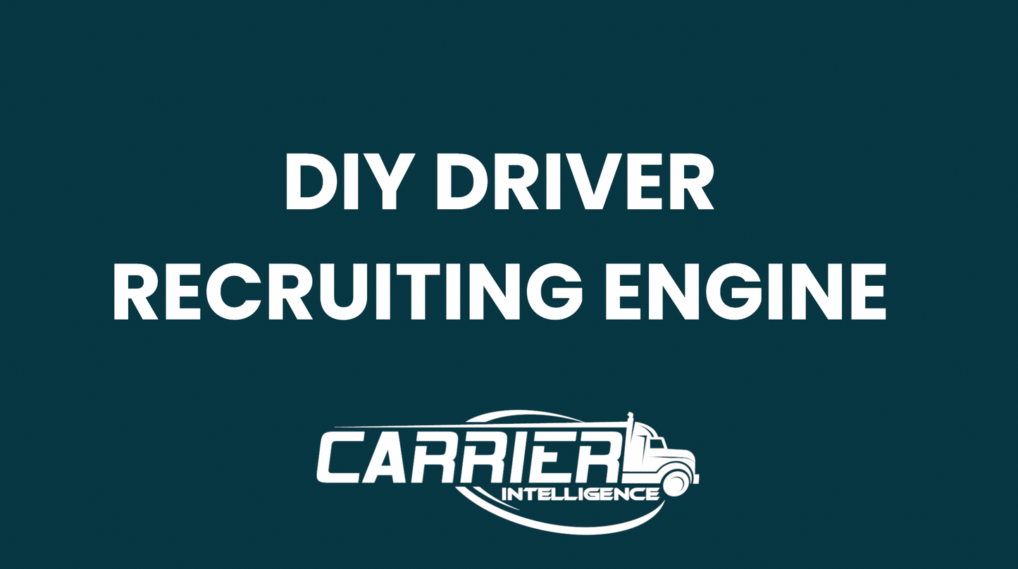 DIY DRIVER RECRUITING SYSTEM