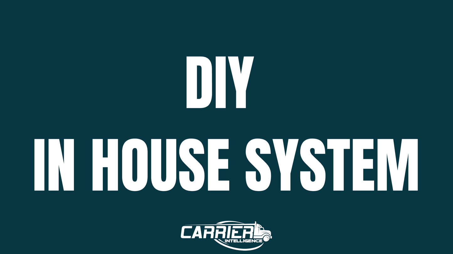 DIY IN-HOUSE SYSTEM